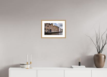 15 x 10″, Natual Oak Frame Print On Fuji Crystal La Paz a la Orilla del Canal