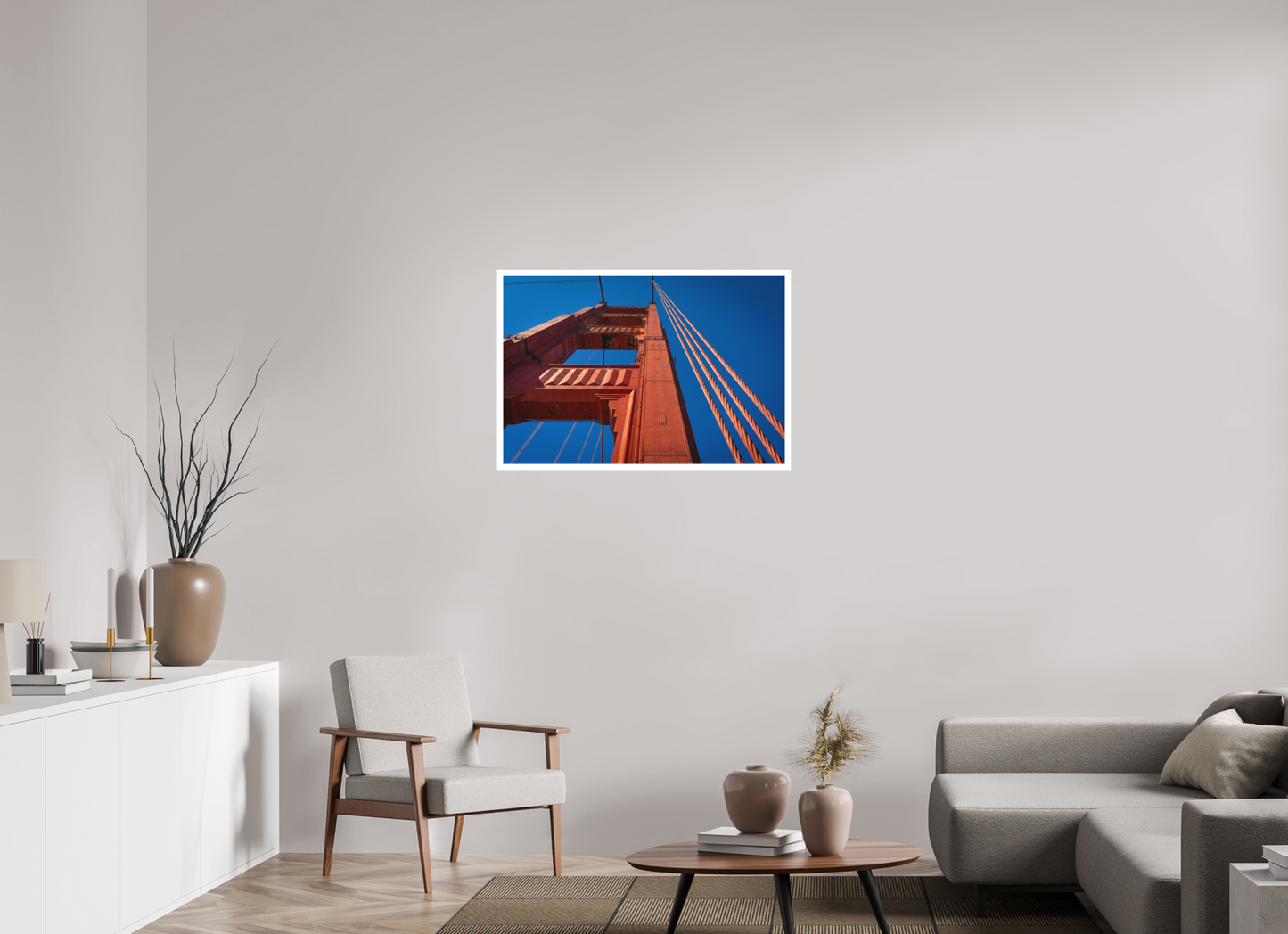 36 x 24″, Matte Hahnemühle Photo Rag Ultra Smooth San Francisco Torre Puente Golden Gate