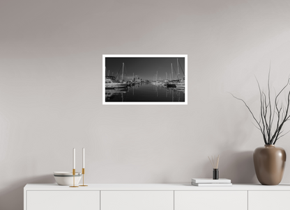 24 x 13.5″, Gloss Hahnemühle Photo Silk Baryta X Victoria Fisherman's Wharf Boats