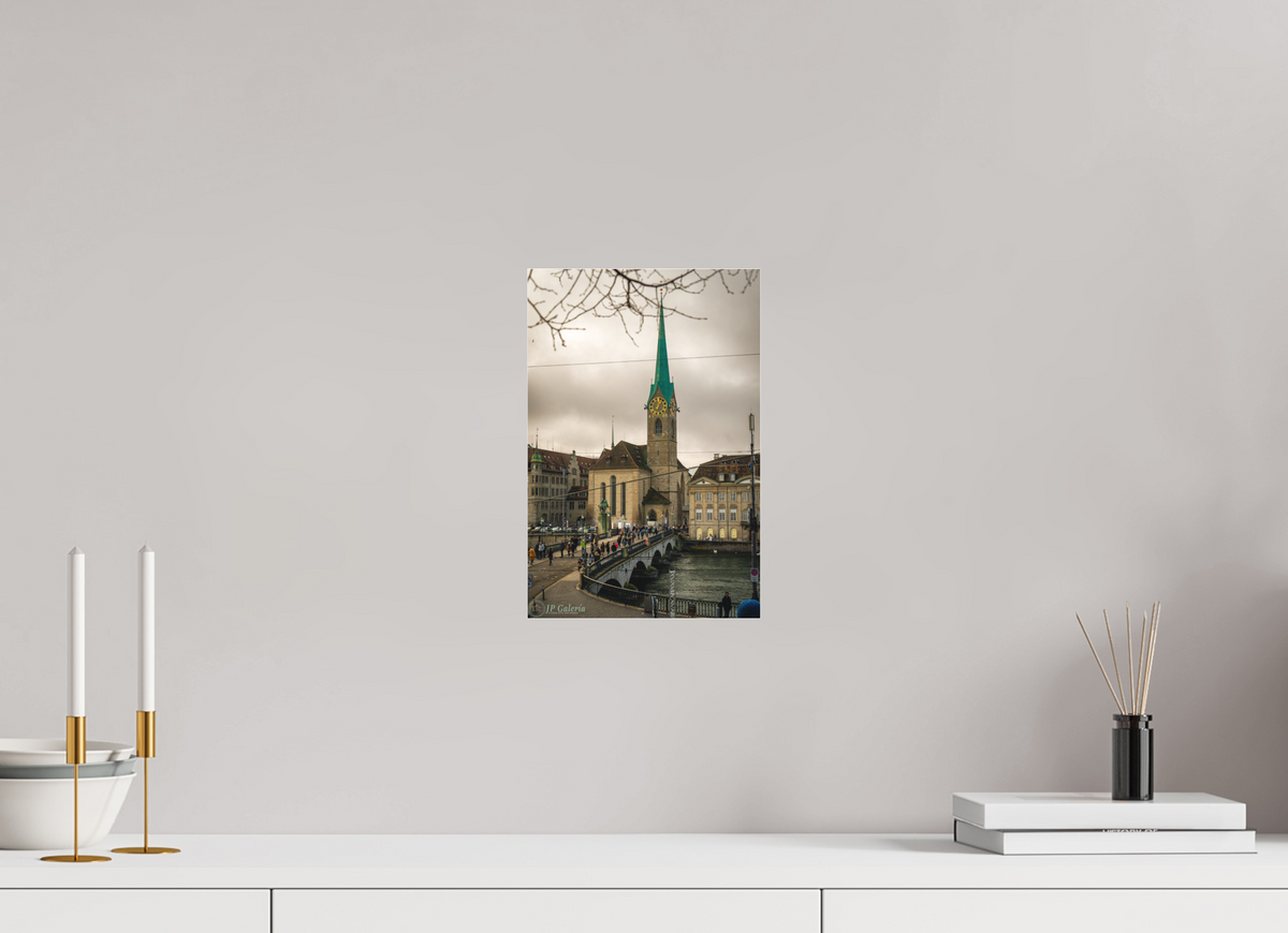 8 x 12″, Photo Print Under Matte Acrylic Glass Fe y Movimiento en Zúrich