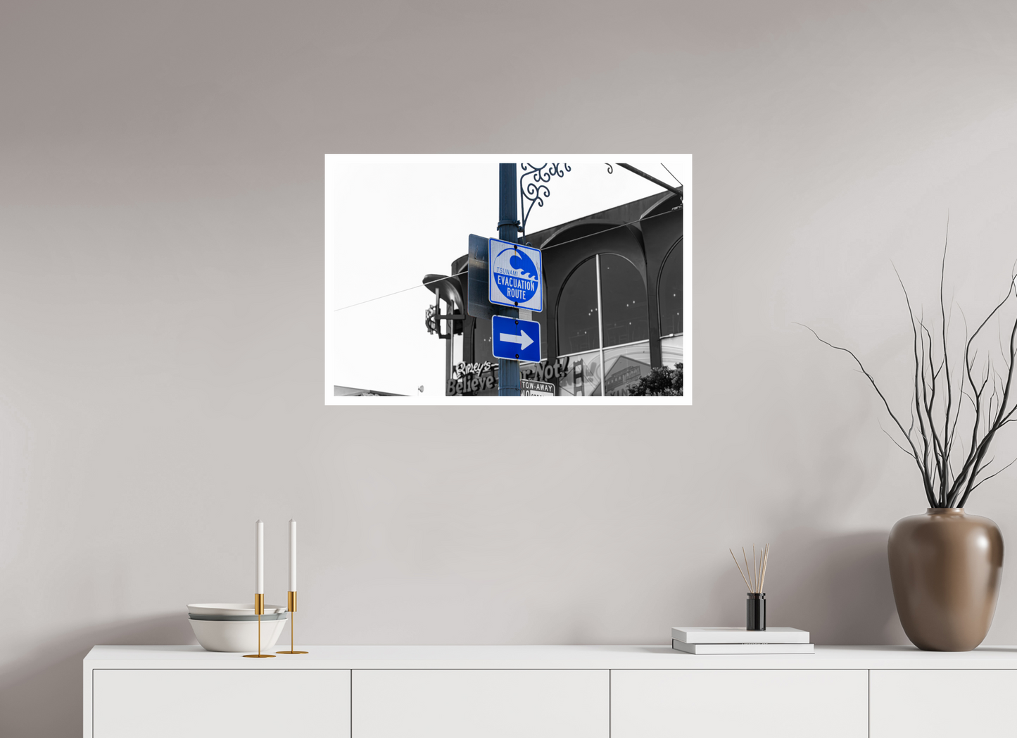 30 x 20″, Gloss Hahnemühle Photo Silk Baryta X San Francisco Ruta de evacuación