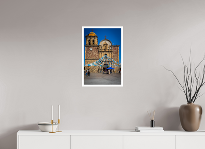 16 x 24″, Gloss Hahnemühle Photo Silk Baryta X Pueblo Mágico Tequila Jalisco  Templo de la Purísima