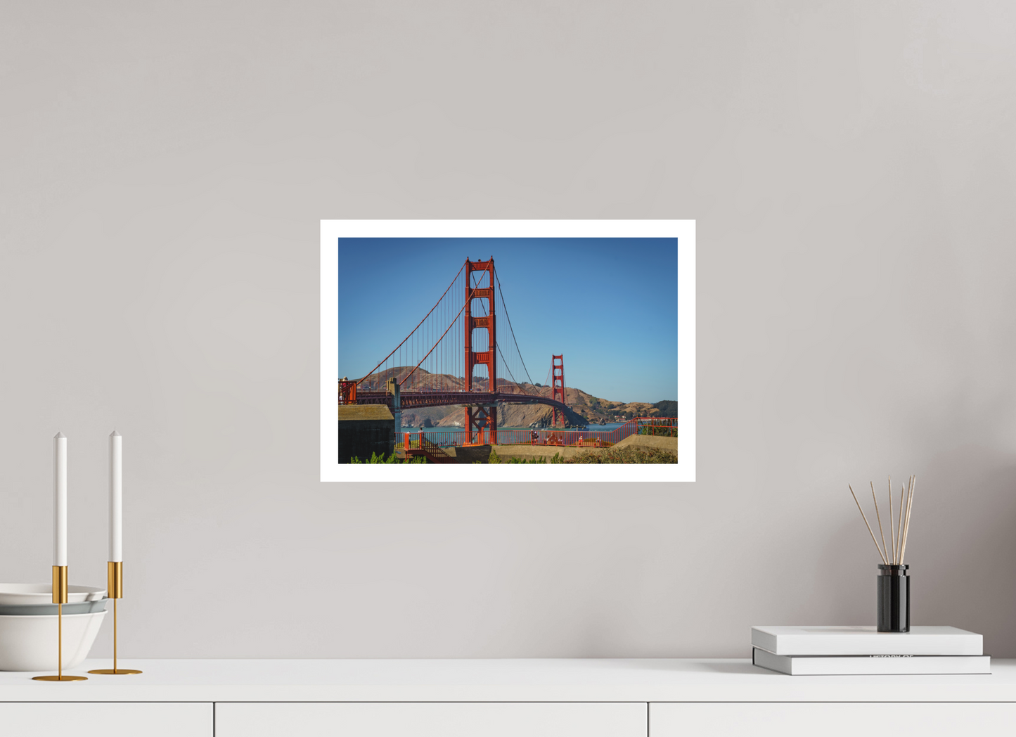 15 x 10″, Matte Hahnemühle Photo Rag Ultra Smooth San Francisco Puente Golden Gate