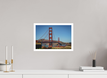 15 x 10″, Matte Hahnemühle Photo Rag Ultra Smooth San Francisco Puente Golden Gate