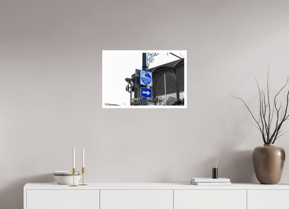 24 x 16″, Gloss Hahnemühle Photo Silk Baryta X San Francisco Ruta de evacuación