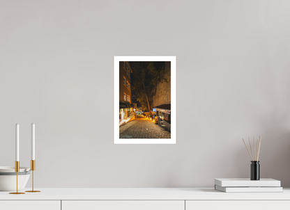 8 x 12″, Matte Hahnemühle Photo Rag Ultra Smooth Un Callejón Romántico en Estambul