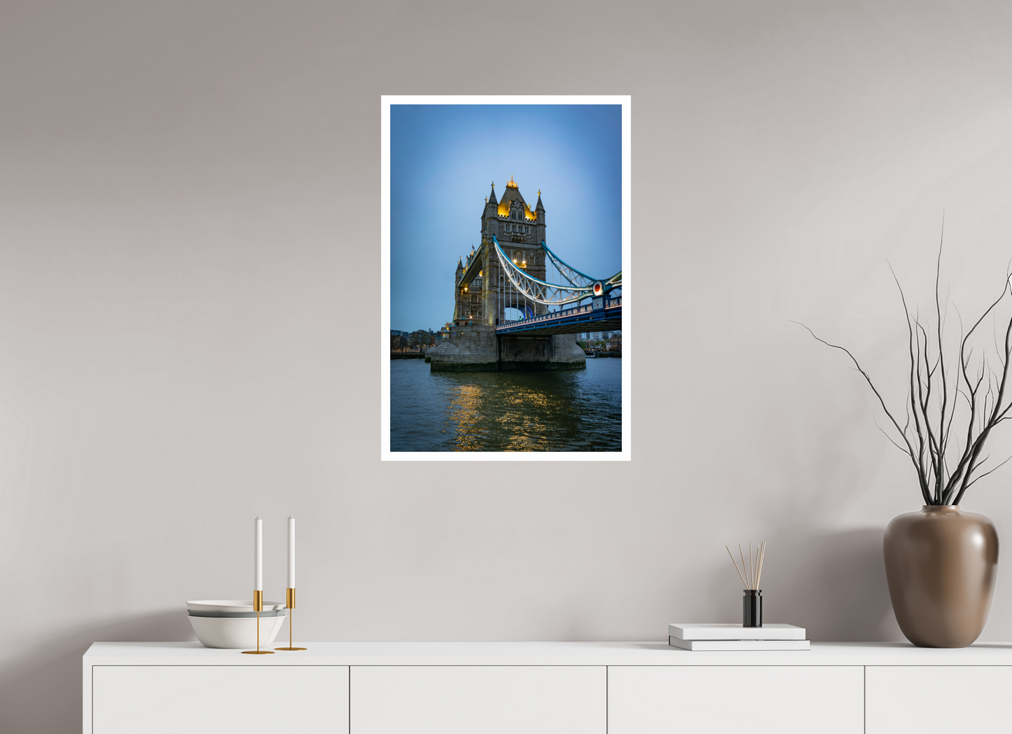 20 x 30″, Gloss Photo Print On Fuji Crystal DP II Londres Puente de la Torre