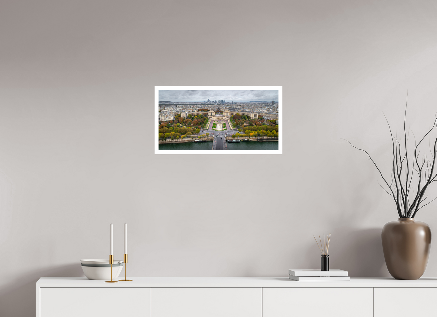 24 x 12″, Gloss Photo Print On Fuji Crystal DP II Paris  Plaza del Trocadero