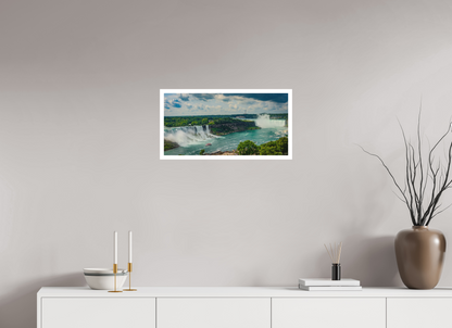 24 x 12″, Matte Hahnemühle Photo Rag Ultra Smooth Niagara-Toronto Cataratas del Niagara