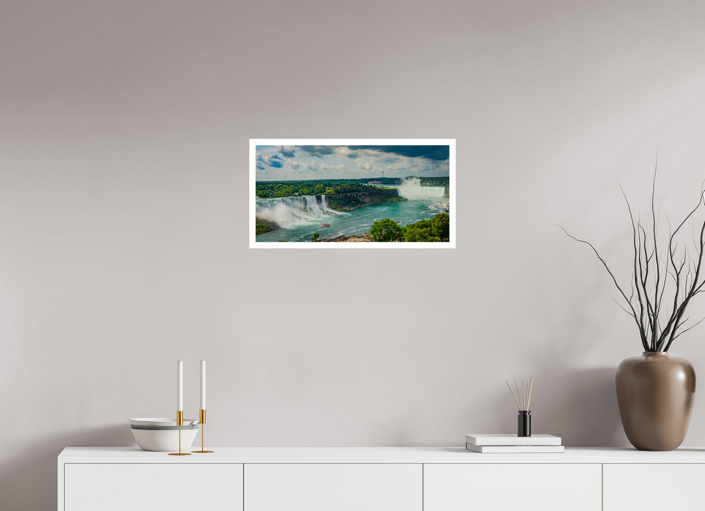 24 x 12″, Gloss Photo Print On Fuji Crystal DP II Niagara-Toronto Cataratas del Niagara