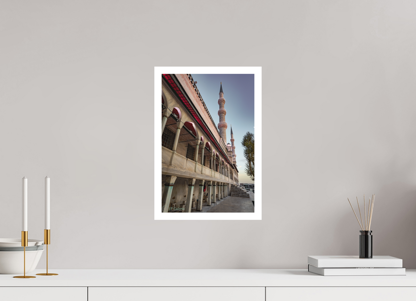 10 x 15″, Matte Hahnemühle Photo Rag Ultra Smooth Otra Mirada a la Mezquita Azul