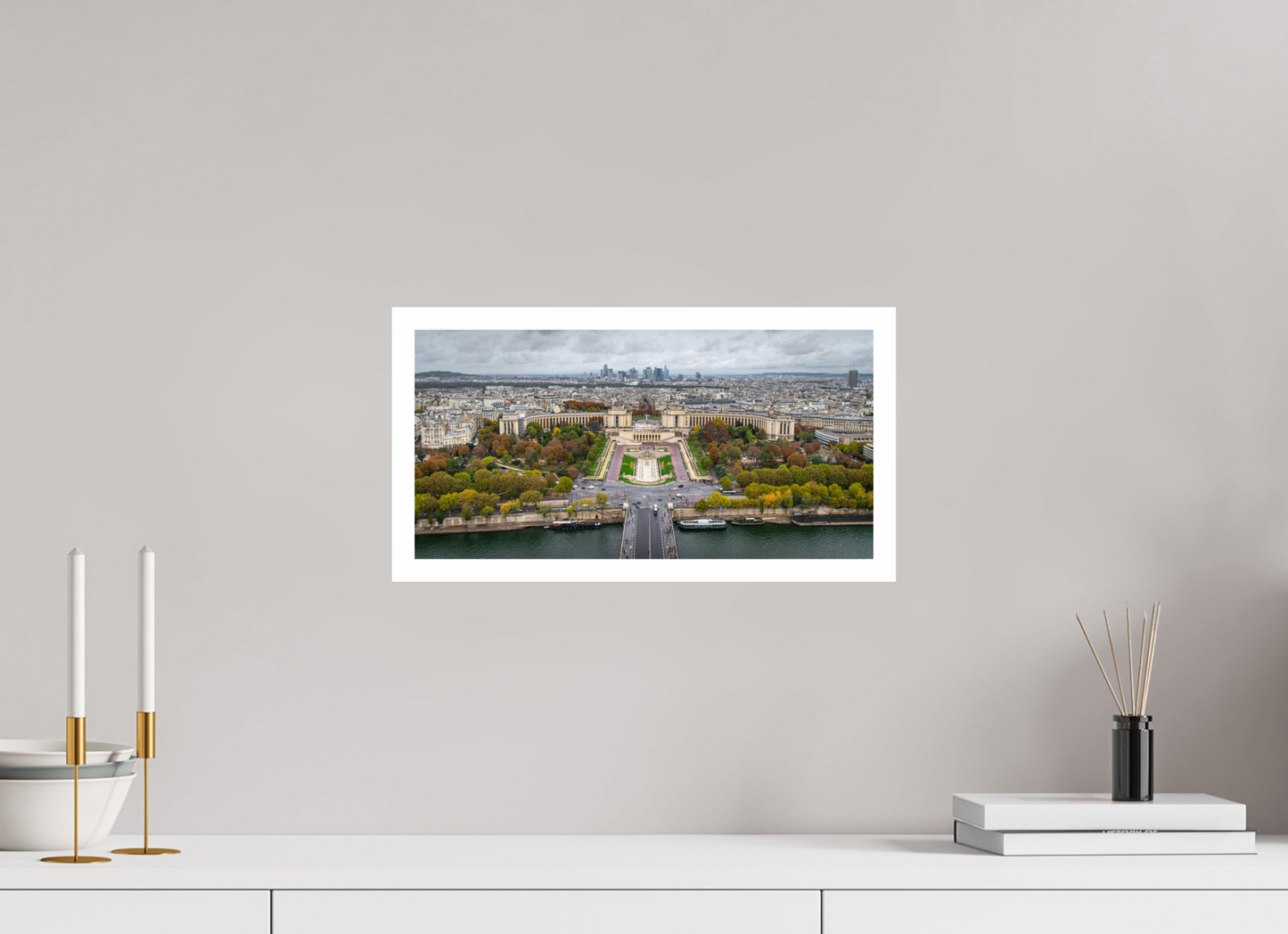 16 x 8″, Gloss Photo Print On Fuji Crystal DP II Paris  Plaza del Trocadero
