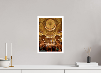 10 x 15″, Gloss Photo Print On Fuji Crystal DP II Bajo las Cúpulas de la Mezquita Azul