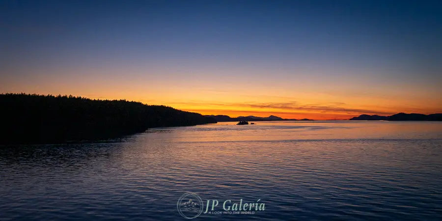 Vancouver Estrecho de Georgia Atardecer - JP Galería