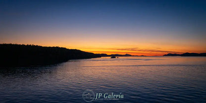 Vancouver Estrecho de Georgia Atardecer - JP Galería
