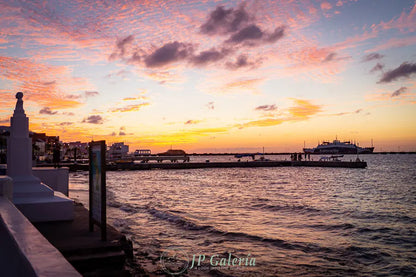 Cozumel Malecón Atardecer - JP Galería