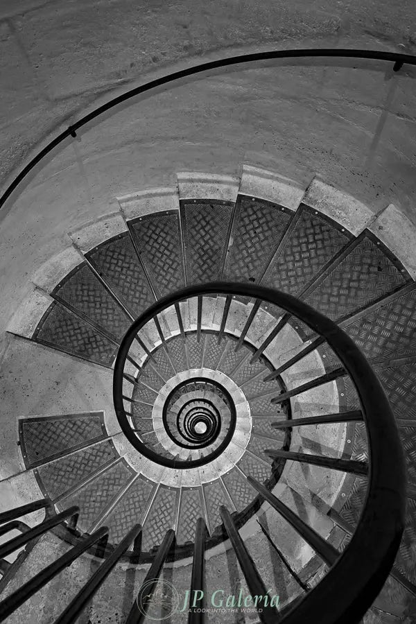 Paris Escalera Arco del Triunfo - JP Galería