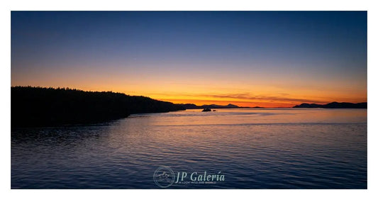 Vancouver Estrecho de Georgia Atardecer - JP Galería