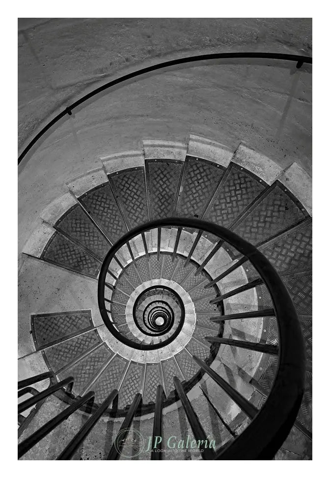 Paris Escalera Arco del Triunfo - JP Galería
