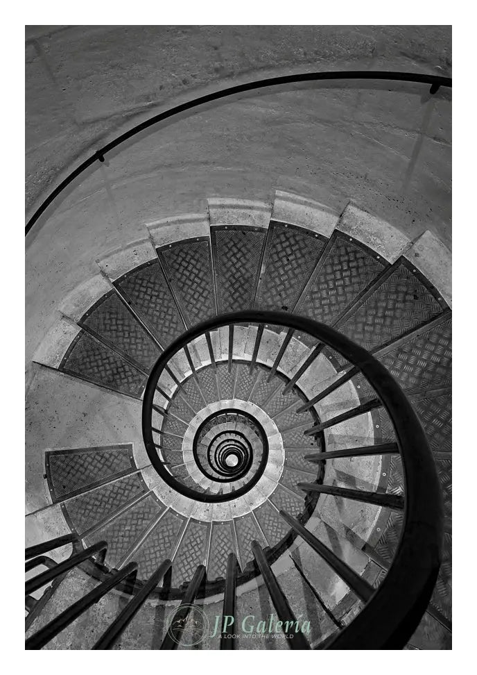 Paris Escalera Arco del Triunfo - JP Galería